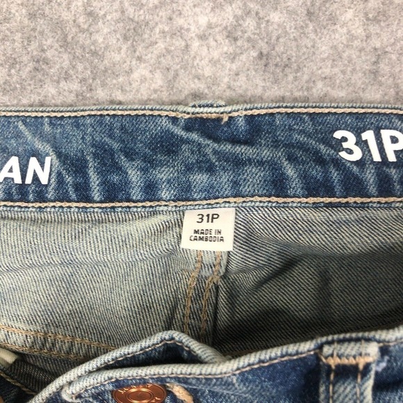 J. Crew Slim Boyfriend Denim Jean in Tinted Indigo Wash Blue BB475 Size 31P - Picture 5 of 14